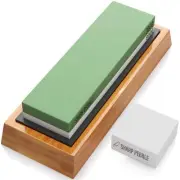 Sharp Pebble Premium Whetstone Knife Sharpening Stone 2 Side Grit 3000/8000 W