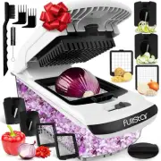 Fullstar Vegetable Chopper - Spiralizer Slicer - Onion Chopper with Container