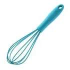 New Mini Silicone Whisk Set Egg Beater For Whisking Beating Cook Stirring T9W3
