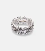 [Suzanne Kalan] Suzanne Kalan Shimmer Audrey 18kt white gold ring O silver