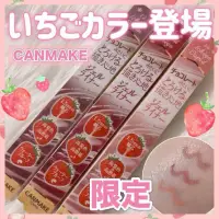 在飛比找蝦皮購物優惠-（🌟現+預）canmake 新色草莓色🍓超極細勾勒絲滑巧克力