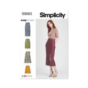 Simplicity Sewing Pattern 9683 R11675 Skirt Misses Size 8-16