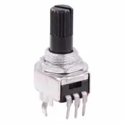 50K Logarithmic 9mm Potentiometer Knurled 6mm Shaft