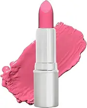 [Honeybee Gardens] Truly Natural Long Lasting Lipstick, Valentine, True Medium Pink, Naturally Hydrating & Nourishing, Vegan, Gluten-Free & Cruelty-Free, 0.13 oz / 3.8 g