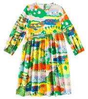 [Stella McCartney Kids] Stella McCartney Kids Patch-appliqué dress Y 3 multicoloured