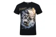 The Hobbit: Desolation Of Smaug Official Mens Barrels T-Shirt (Black) (S)