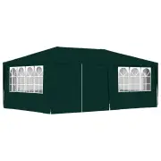 vidaXL Professional Party Tent with Side Walls 4x6 m Green 90 g/m²