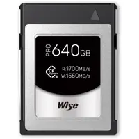 在飛比找PChome24h購物優惠-Wise 640GB CFexpress Type B PR