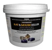 Pestmaster Rat and Mouse Killer Wax Blocks 1kg PEST1KG