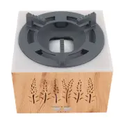 (EU Plug 100-240V)Flame Humidifier 400ml Aromatherapy Scent Diffuser AU