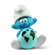 Schleich 1.8'' Sustainability Smurf Action Figure/Figurine Kids Play Toy 3-8y