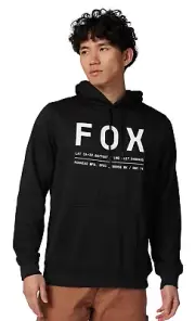 Fox Racing Non Stop Mens Pullover Hoody Black