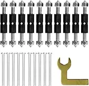 10PCS/Set Wall Switch Cassette Screw Wrench Switch Socket Screws Wall Mount Switch Box Secret Stash Repair Screws Support Rod Junction Box(86 Type)