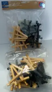 Mini Wooden Artist Easels Wedding Table Top Place Card Holders 24 Pieces New