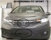 Lebra Front Mask Cover Bra Fits Honda Fit Sport 2018-2020 18 19 20