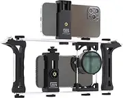 Evolution 2020 PRO Universal Modular Transformable Rig System for Any Smartphone, Action and DSLR Cameras. Renewed Basic Phone Video Kit for Vlogging, Youtubers, Journalists or Movie-Makers