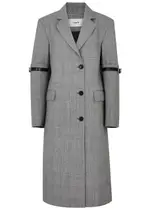 Coperni Checked Wool Coat - Black And White - S (UK8-10 / S) S (UK8-10 / S)