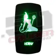 Green Horny Rocker Switch Momentary On/Off Wellcraft Scarab Offshore Marine Boat