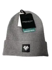Obermeyer Beanie Adult One Size Bozeman Insulated Lightweight Wool Grey