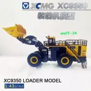 XCMG XC9350 Mining Wheeled Loader Construction Equipment Diecast 1/43 Model