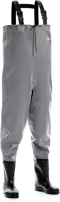 Chest Waders - 2-Ply Nylon/Pvc Waterproof Lightweight Fishing Waders for Men & W