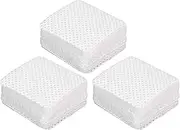 LINT COTTON NAIL WIPES GENTLE REMOVAL PADS for LASH EXTENSION (White)
