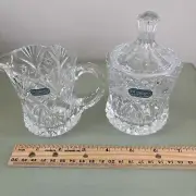 JG DURAND CRISTAL D'ARQUES France CREAMER AND SUGAR