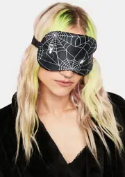 [Devil Fashion] Spider Web Sleep Mask