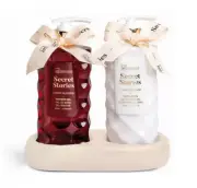 Set Gift Bath Shower Gel Body Cream Shower Caddy IN Ceramics