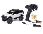Axial SCX24 Ford Bronco Hard Body 1/24 4WD Rock Crawler, White Hard Body