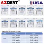 AZDENT arcos de ortodoncia niti super elástico circular forma natural dental USA