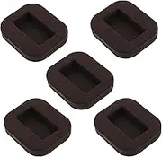 IWOWHERO 5Pcs Non Slip Felt Furniture Pads Chair Wheel Stoppers for Floor Protection for Home Office Use Prevents Scratching and Noise from Rolling Furniture