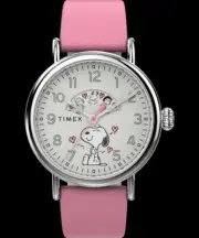 Timex Standard x Peanuts Valentine's Quartz Women's Watch White Dial From Japan