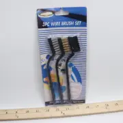 (3 Pk) Mini Wire Brush Set