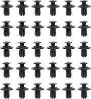 VGOL 30PCS 8mm Plastic Rivet Panel Clips 992650625 9046706017 8659028000 Expanding Rivets Fastening Clips Push-Type Retainer for Car Front Bumper Fender Body Trim