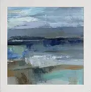 Frame Company Watson Range Wave Crop II by Silvia Vassileva, Photo Frame - 10 x 10 Inches, White