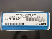 Agilent ZORBAX RRHD Eclipse Plus C18, 2.1 mm, 1.8 µm HPLC guard, 3/pk 821725-901