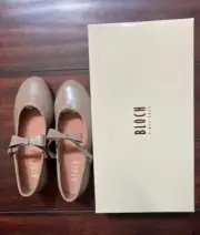 NIB Bloch #S0352L Merry Jane Tan Adult Tap Dance Shoes