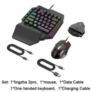 Lingzha 2Pro Pubg Controller Mobile Gamepad Bluetooth-Compatible Connection Keyboard Mouse Pubg Gaming Converter For Android Lingzha2pro set