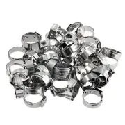 Coufce 1/2 Inch PEX Clamp, Stainless Steel PEX Tubing Pipe Fitting clamp (50Pcs)