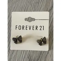 在飛比找蝦皮購物優惠-FOREVER21復古銅耳環