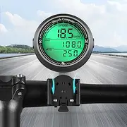 ZOKBOM Bike Computer Wired, Waterproof Bicycle Speedometer and Odometer with Backight,19 Functions Cycle Pedometer with Large LCD Touch Screen for Outdoor Men Women Teens Bikers