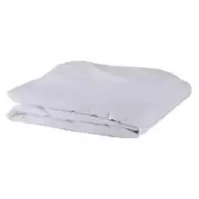 Brolly Sheets Waterproof Fitted Sheet (White) - Queen