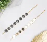 18mm Round | Classic Eight Setting DIY Bracelet Base | One Piece (EB 171)
