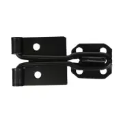 Timco - Wire Pattern Hasp & Staple - Black (Size 4" - 1 Each)