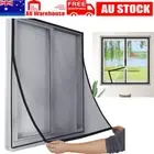 Magnetic Fly Screen for Windows Adjustable Mosquito Net Insect Mesh Netting DIY