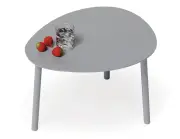 Cetara Outdoor Side Table - Silver Grey