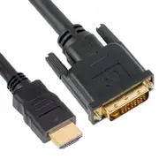 AT-HDMIDVID-MM-3 - Astrotek 3m HDMI to DVI-D Adapter Converter Cable - Male to Male 30AWG Gold Plated PVC Jacket for PS4 PS3 Xbox 360 Monitor PC Computer Projector DVD