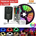 5M 10M RGB LED Strip Lights IP65 Waterproof 3528 300LEDs Remote Christmas Light