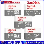Micro SD Card SanDisk 128GB 512GB 32GB 64GB 256G Ultra Extreme Pro Memory Card